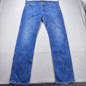7 For All Mankind Luxe Performance Standard Jeans Mens 38 (Fits 39x34) USA Made